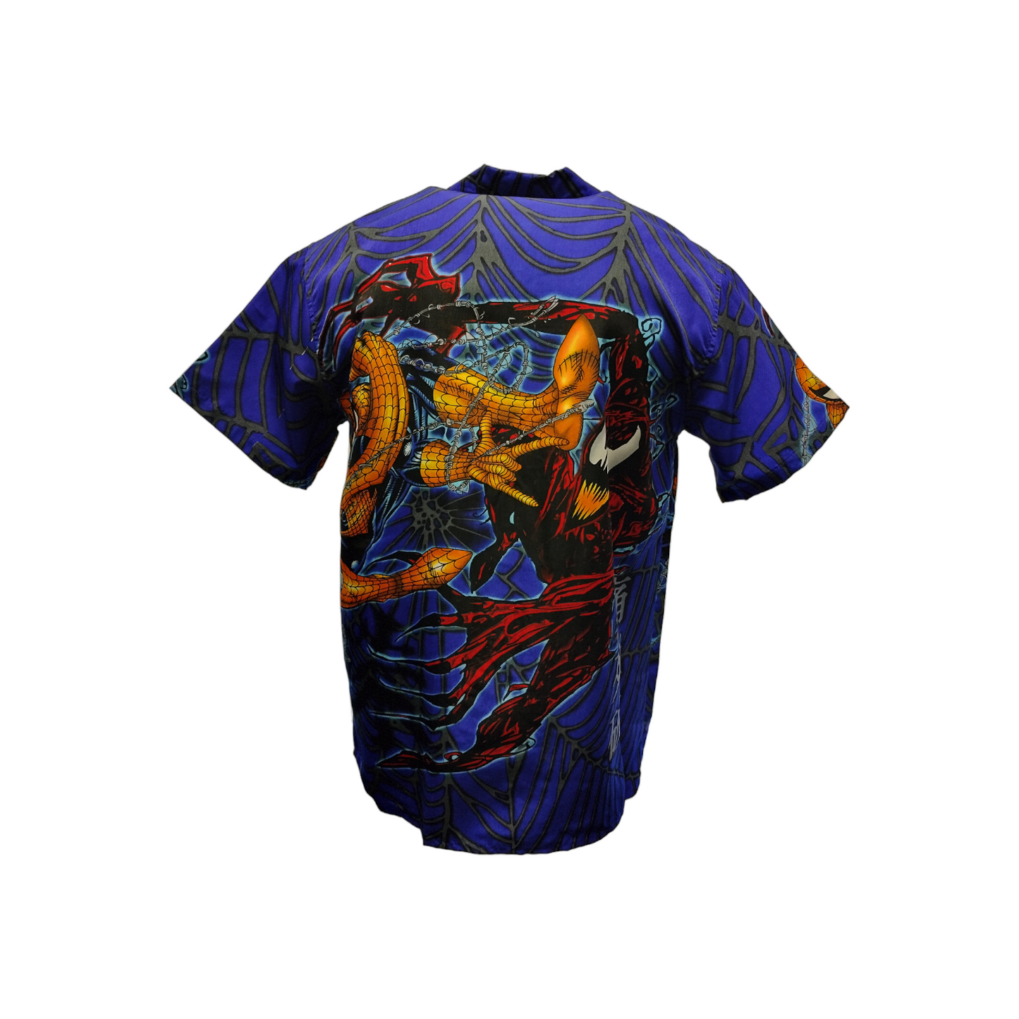 Men's Shirt Button up Spider Man Casual