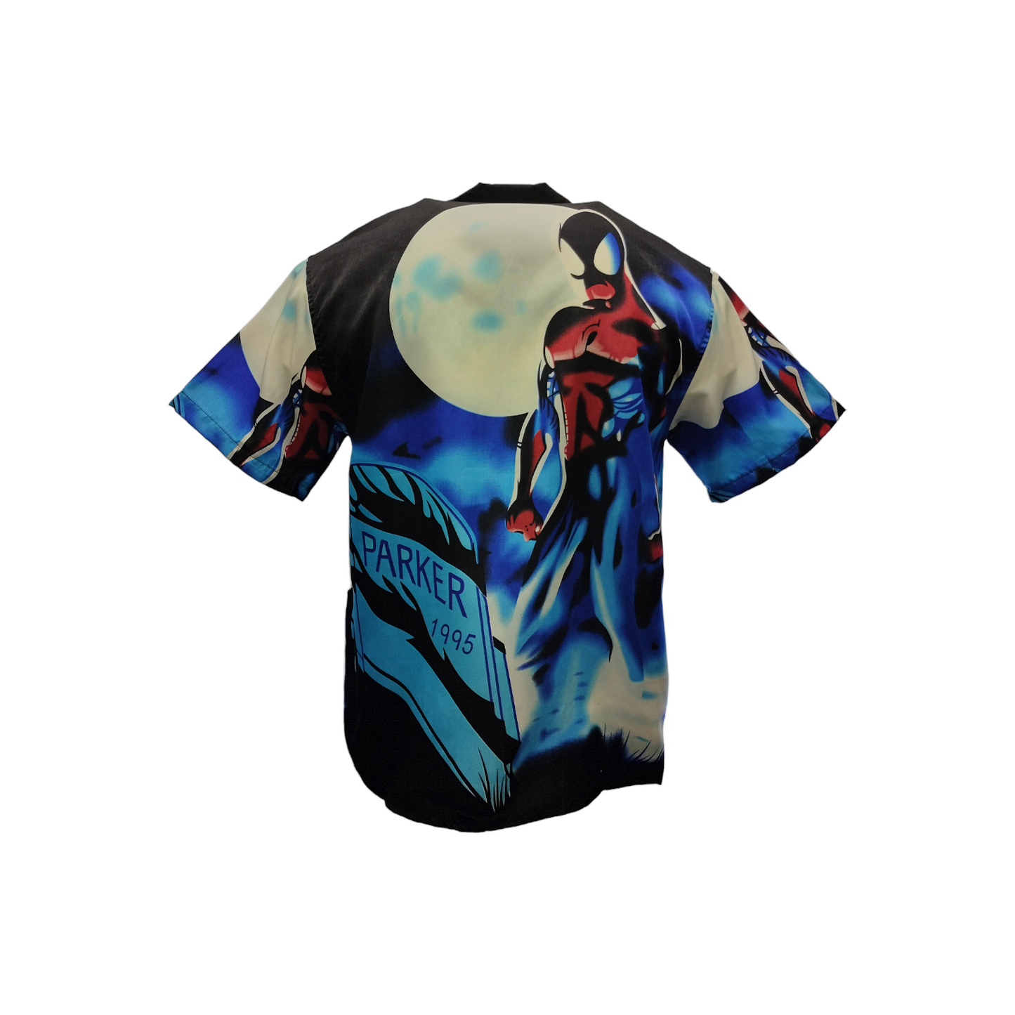 Men's Shirt Button up Spider Man Casual