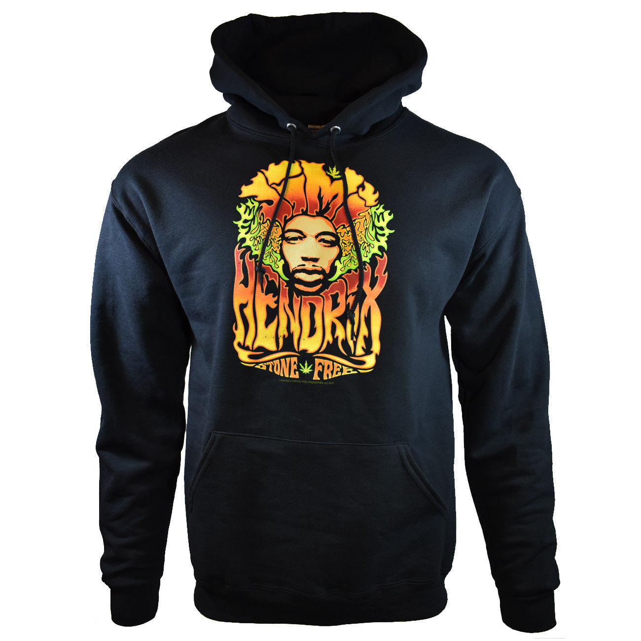 Jimi Hendrix Stone Free Men's Graphic Pullover Hoodie Sweatshirt