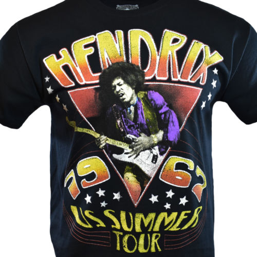 Jimi Hendrix 1967 US Summer Tour Men's Graphic T-Shirt