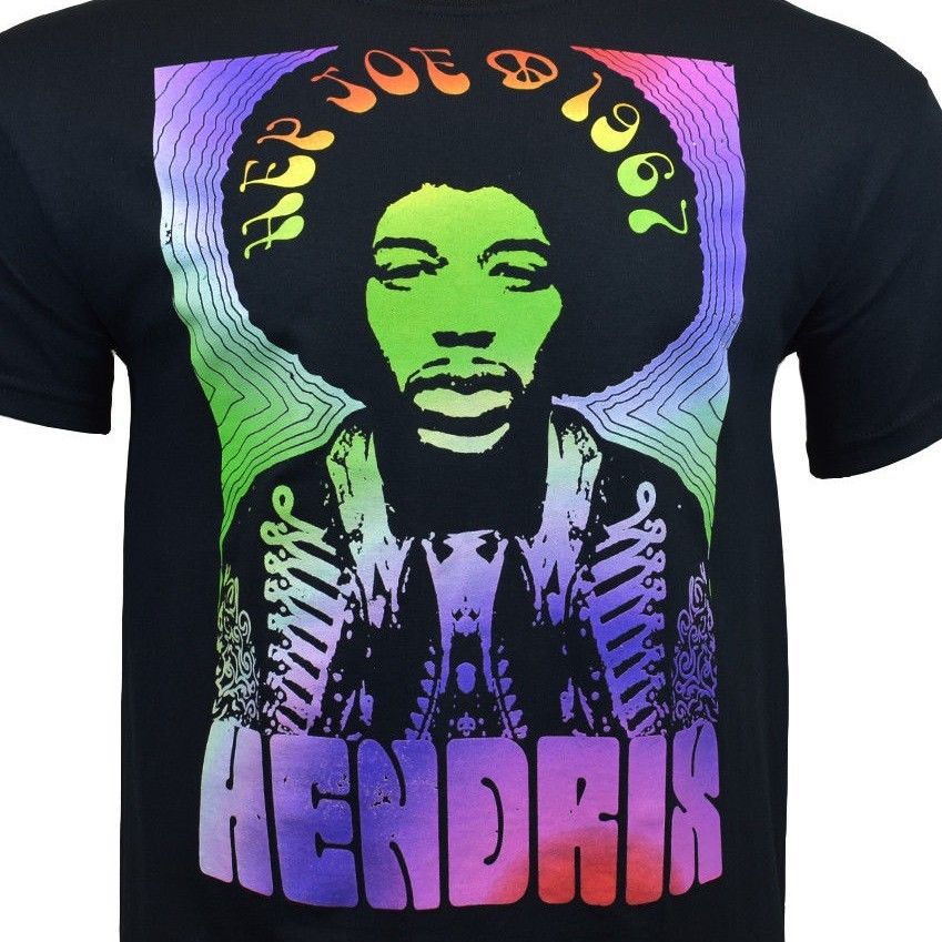 Jimi Hendrix Hey Joe 1967 Psychedelic Men's Graphic T-Shirt