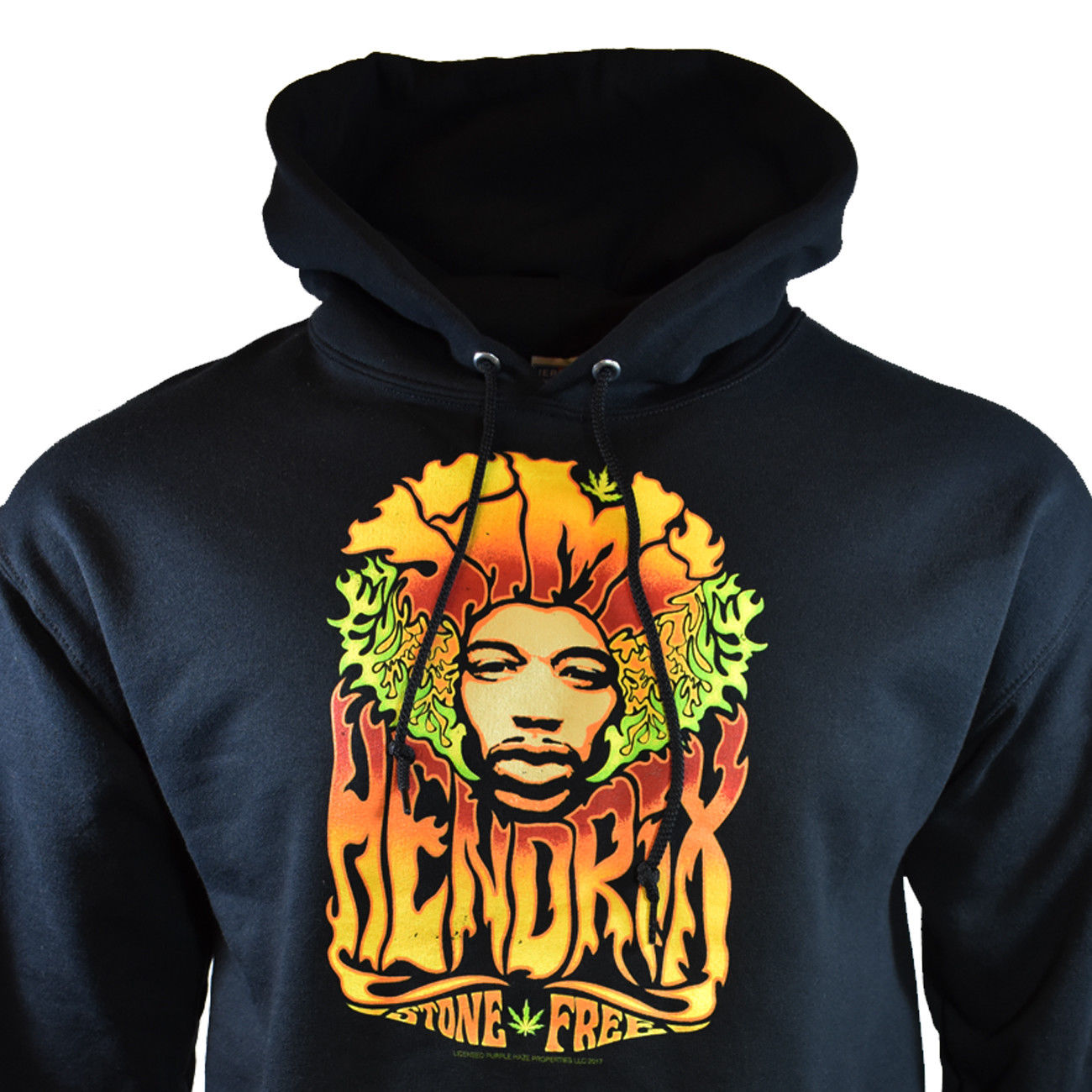Jimi Hendrix Stone Free Men's Graphic Pullover Hoodie Sweatshirt