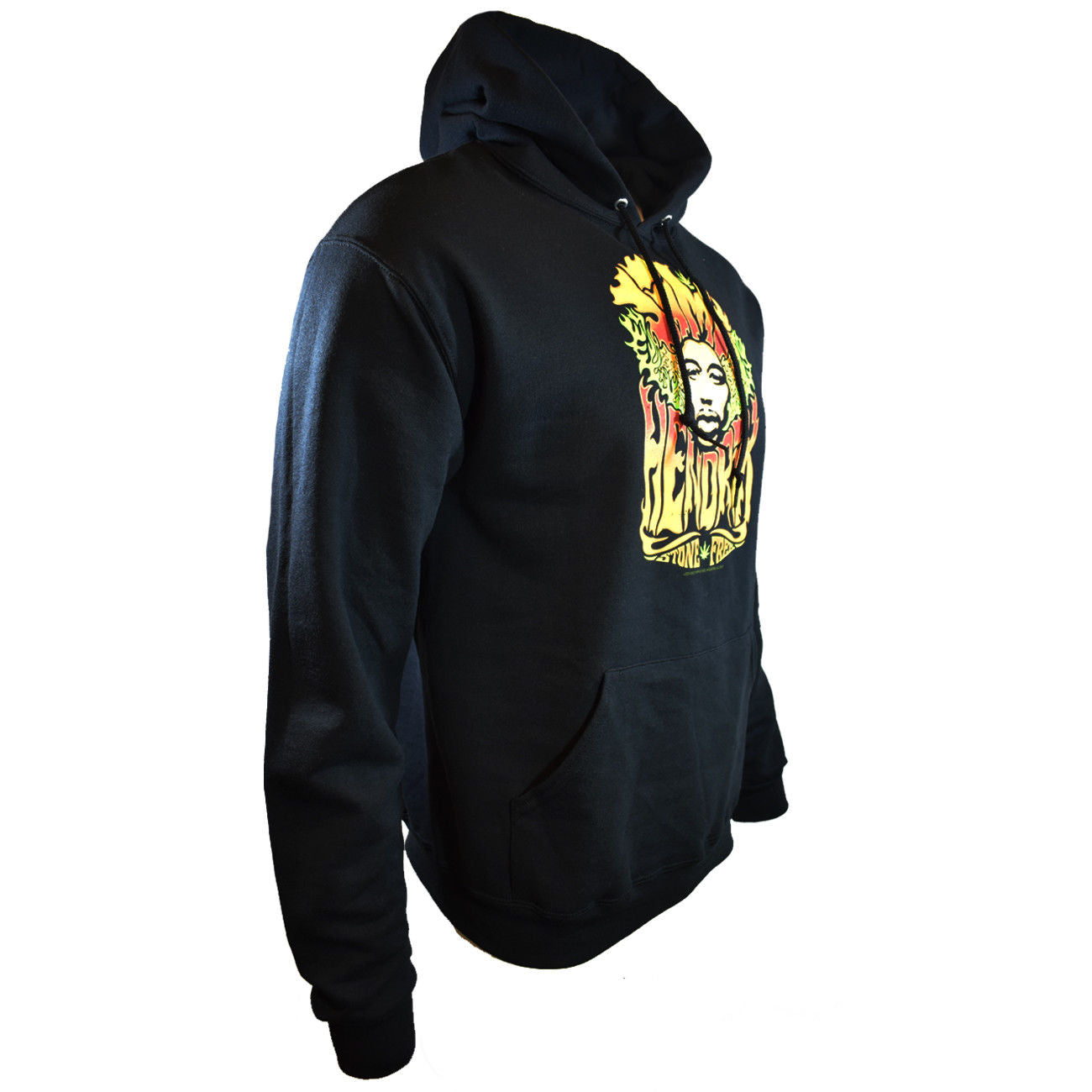 Jimi Hendrix Stone Free Men's Graphic Pullover Hoodie Sweatshirt