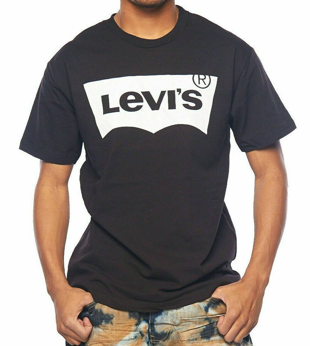 LEVI'S Men's T-shirt Classic Logo -Original Vintage - Black