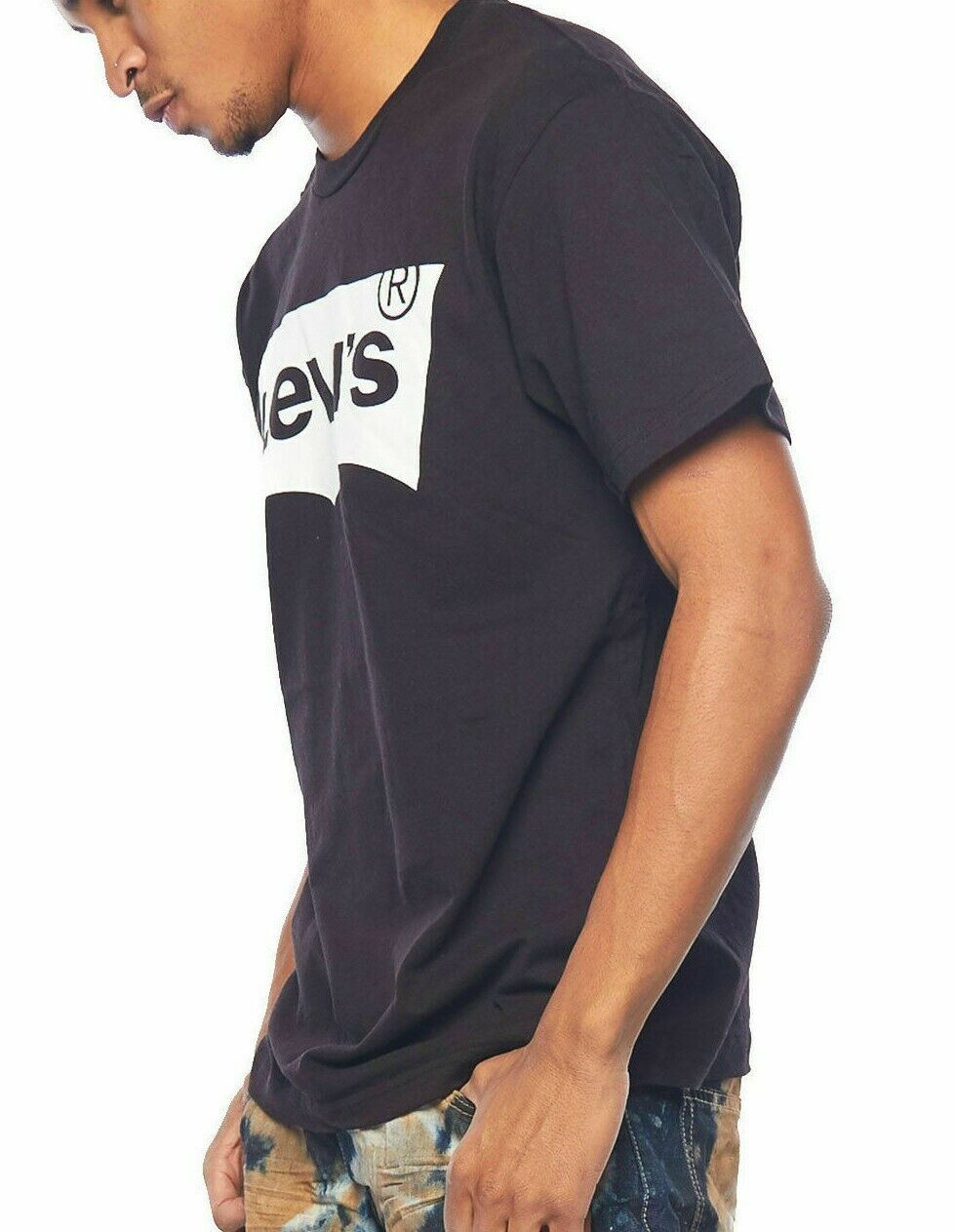 LEVI'S Men's T-shirt Classic Logo -Original Vintage - Black