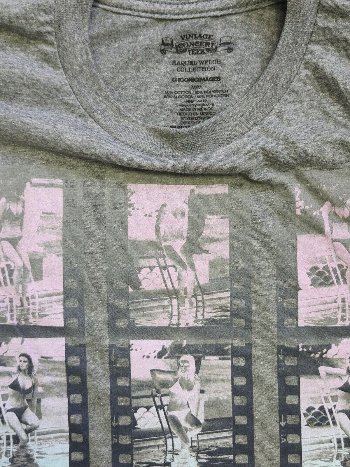 Raquel Welch T Shirts Sexy Cow Girl -50% cotton 50% Poly -Soft Fabric