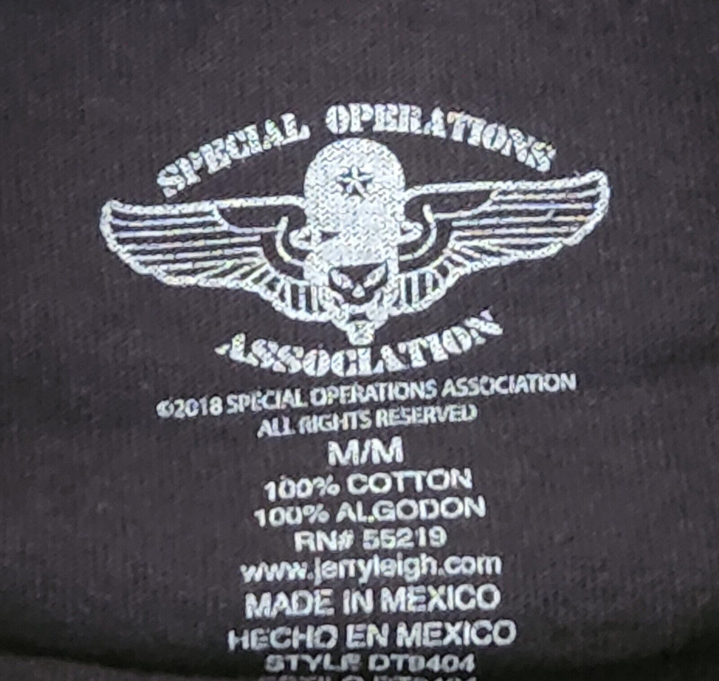 SPECIAL OPS NEVER TRADE LUCK FOR SKILLS SKELETON T-Shirt - Mens/Unisex