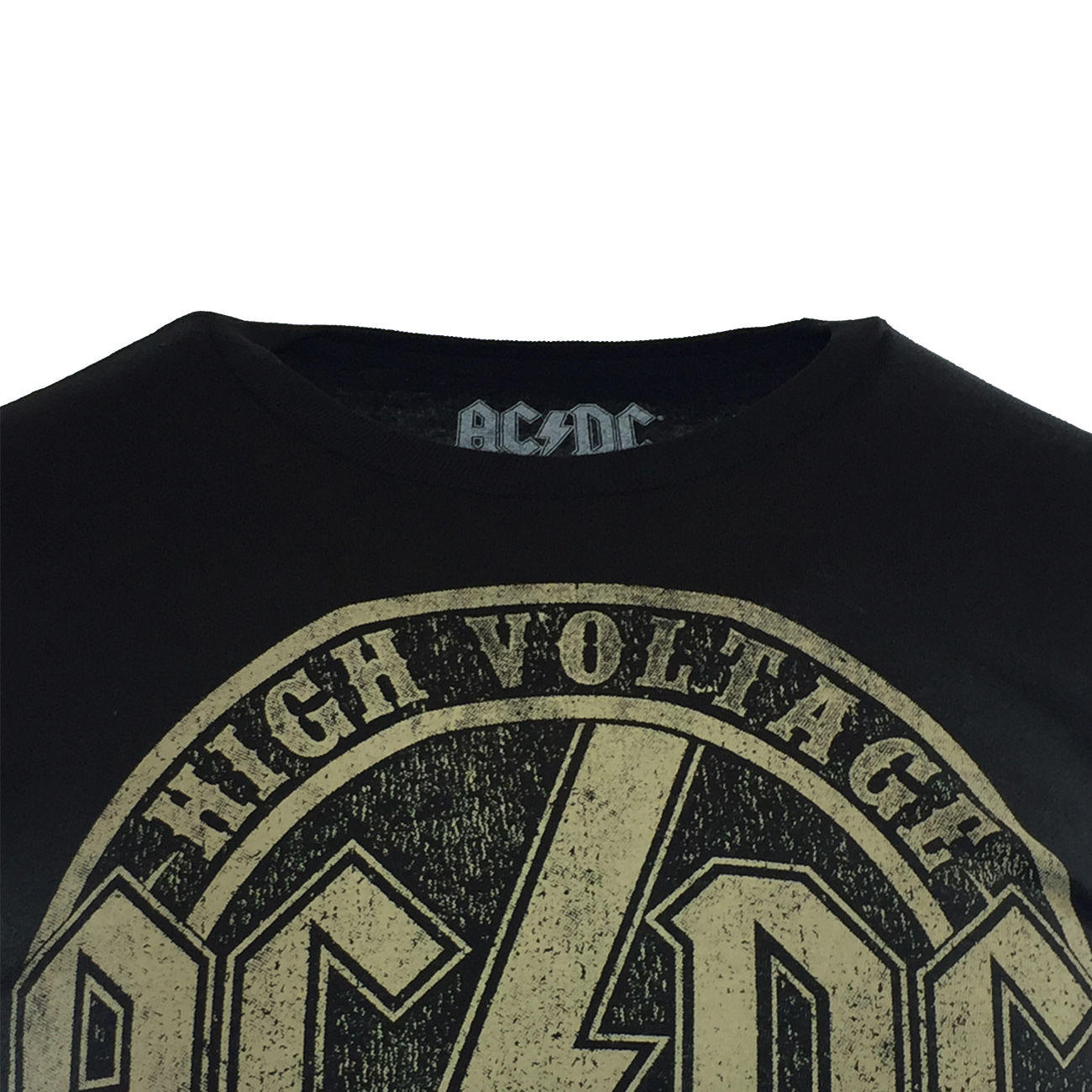 AC/DC High Voltage Rock & Roll 1975 Men's Graphic T-Shirt, Black