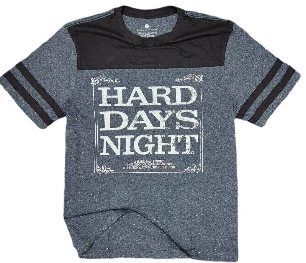 Men's t Shirts-Lennon & McCartney Hard Day's Night "THE BEATLES"