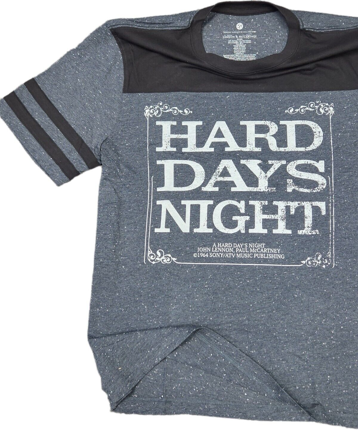 Men's t Shirts-Lennon & McCartney Hard Day's Night "THE BEATLES"