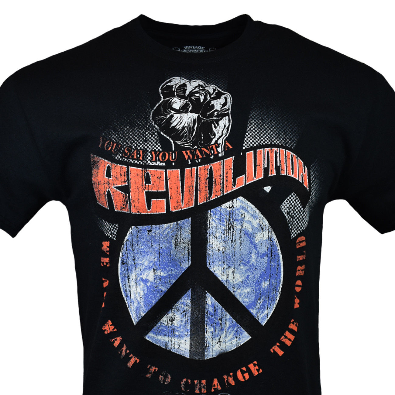 The Beatles 1968 World Tour Lennon McCartney Men's Graphic T-Shirt