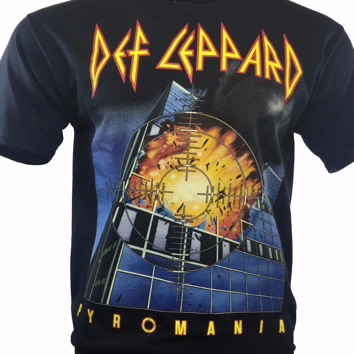 Def Leppard Pyromania Men's Graphic T-Shirt