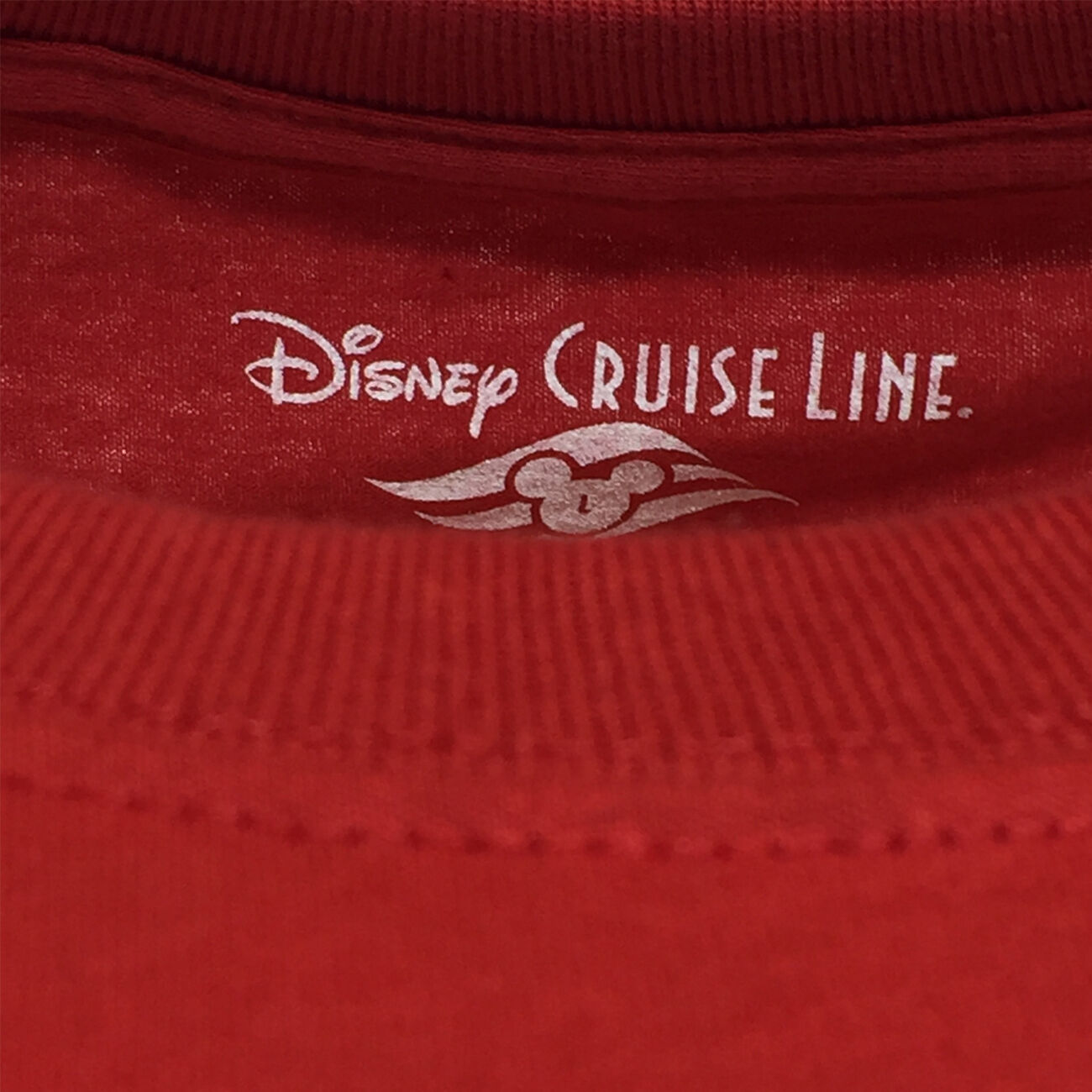 Men's T-shirt Mickey and Friends - Disney Cruise Line - Dale & Chip - Red NEW