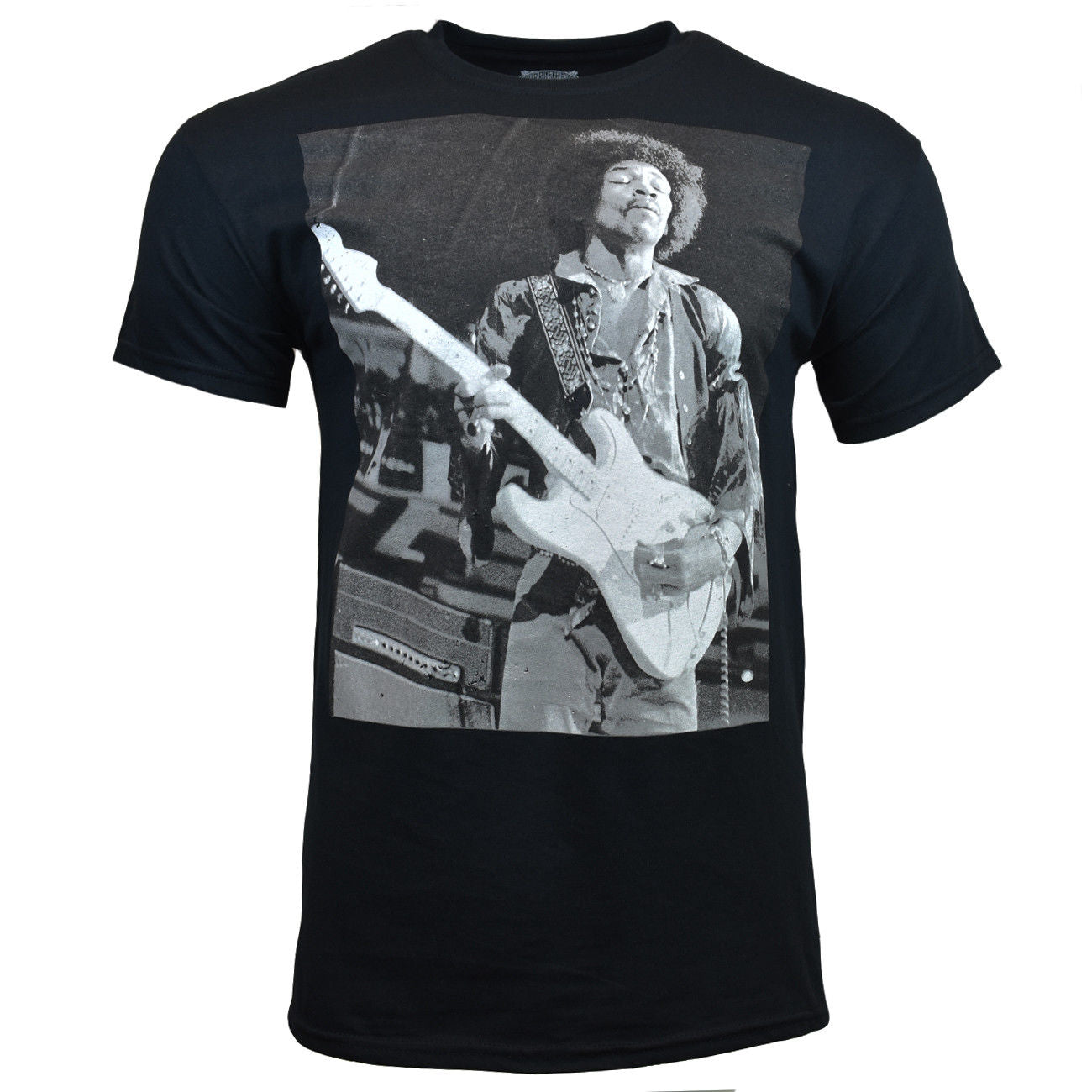 Jimi Hendrix Playing Guitar Stage Men's Graphic T-Shirt
