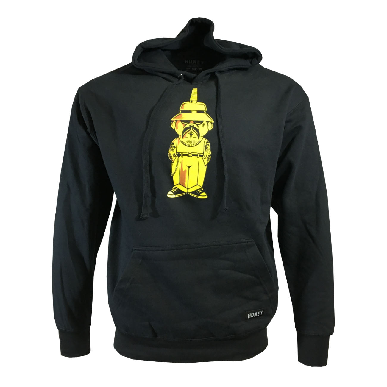 MEN'S Sweatshirt New Hoodie Black Cholo Design Honey Brand Sizes SMALL MEDIUM