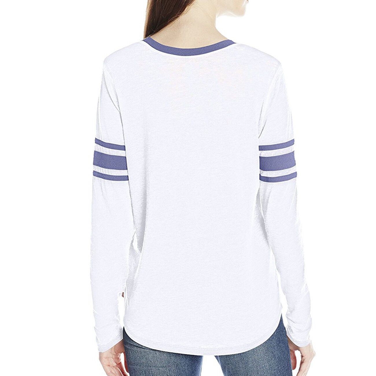 Dickies Girl Varsity Long Sleeve Heather Gray or White Shirt - Womens/Junior Girl