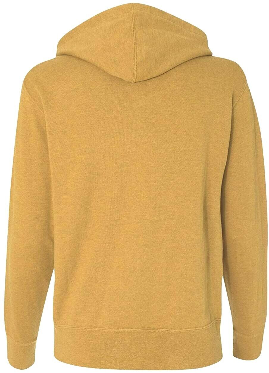 Unisex Sweat Shirt Jacket Zip Up Hoodie INDEPENDENT TRADING CO French Terry NEW