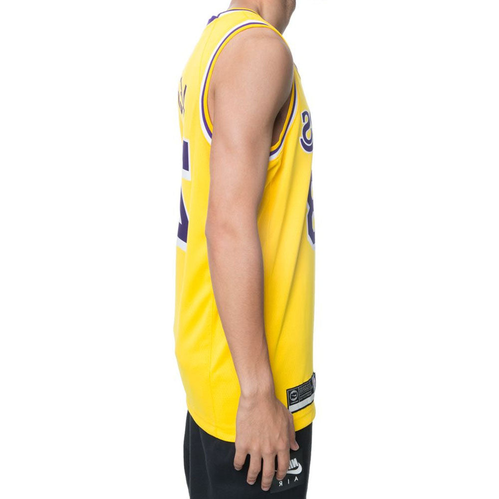 Los Angeles Lakers Lebron James NBA Authentic Swingman Edition Jersey GOLD