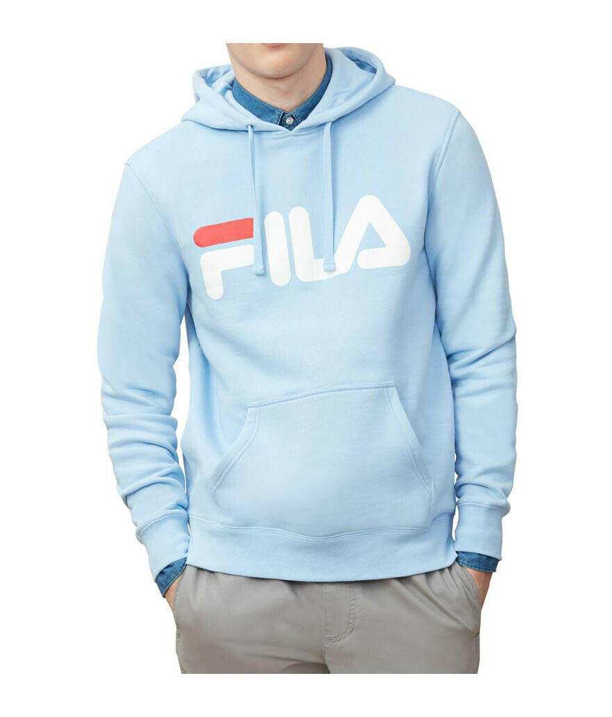 MEDIUM FILA Unisex Light Blue Hoodie Sweatshirt Men's or Women's