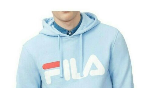 MEDIUM FILA Unisex Light Blue Hoodie Sweatshirt Men's or Women's