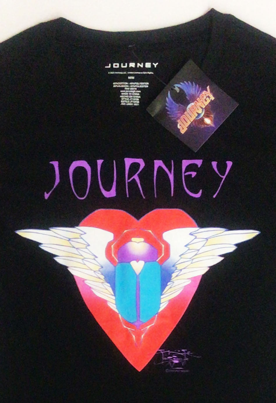 Women's T-shirt Rock N Roll Classic Rock Tee JOURNEY Black S M L XL