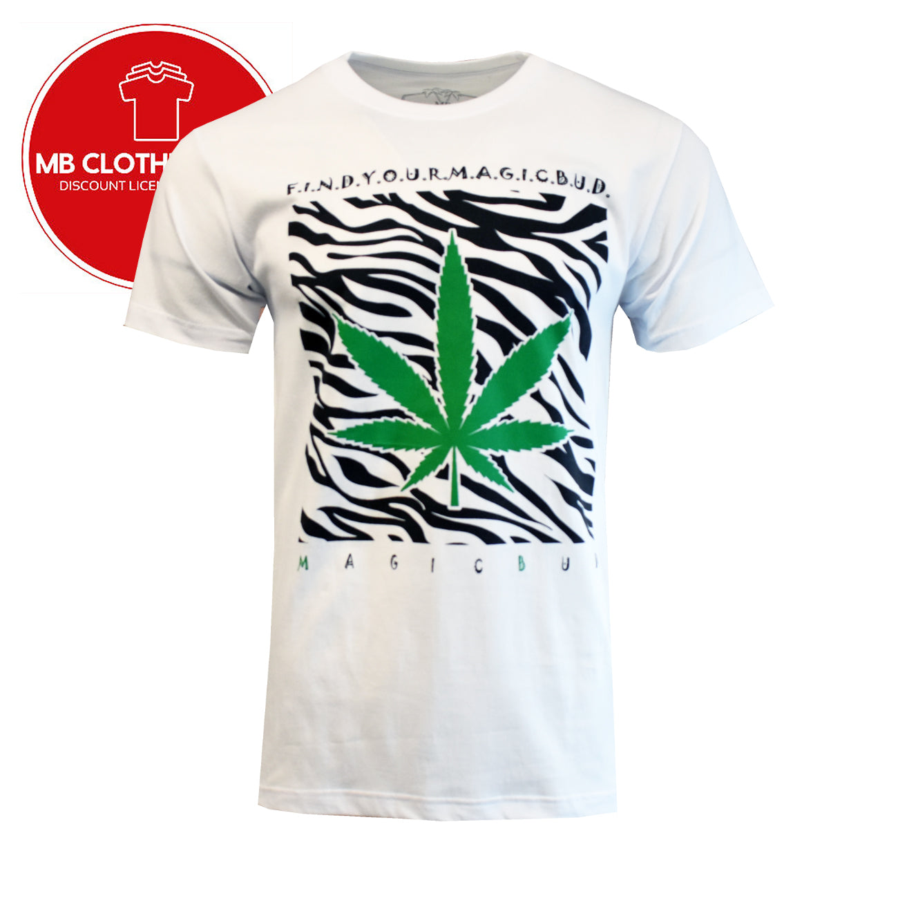 Men's T shirts Find Your Magic Bud Original MB T-Shirts 100% Cotton WEED