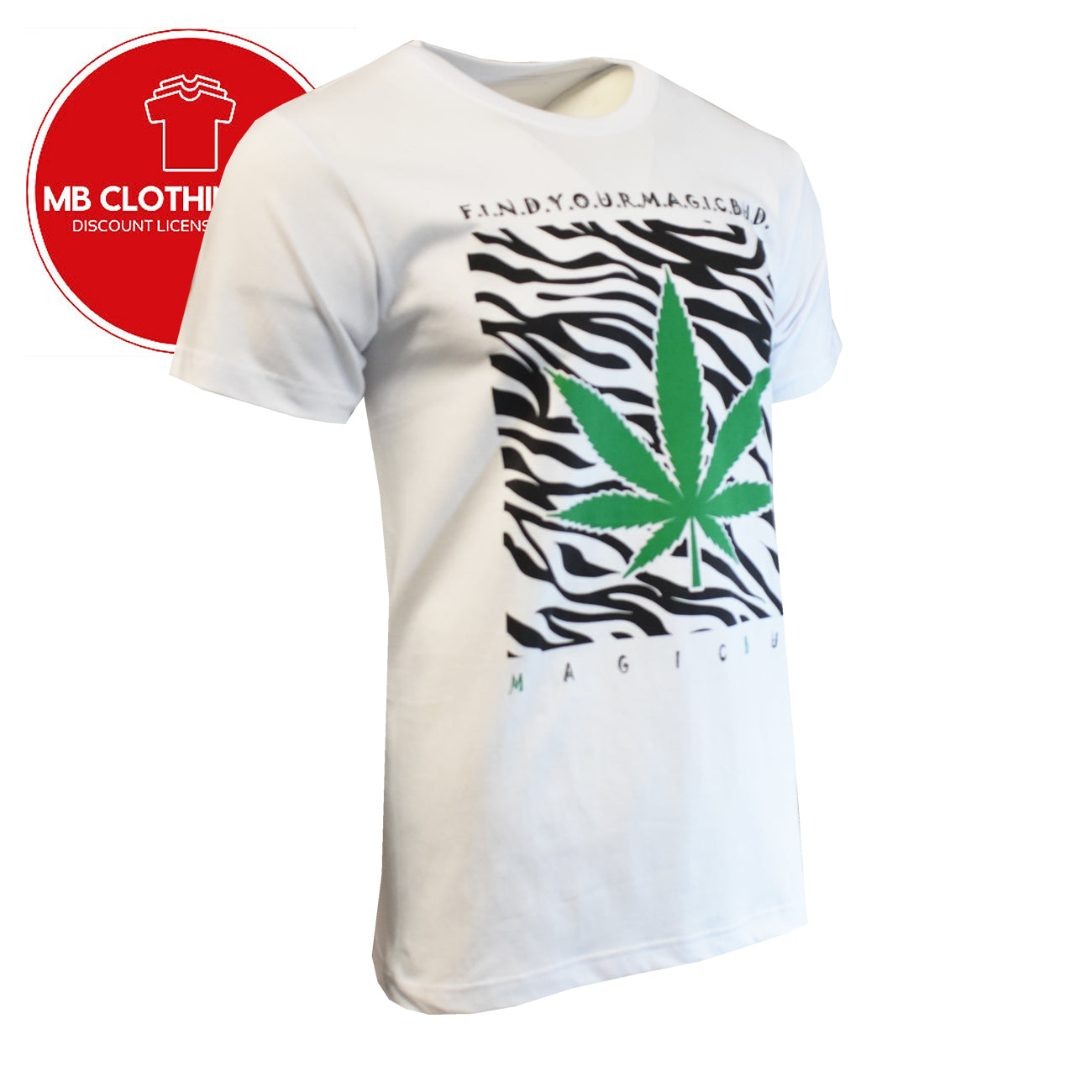 Men's T shirts Find Your Magic Bud Original MB T-Shirts 100% Cotton WEED
