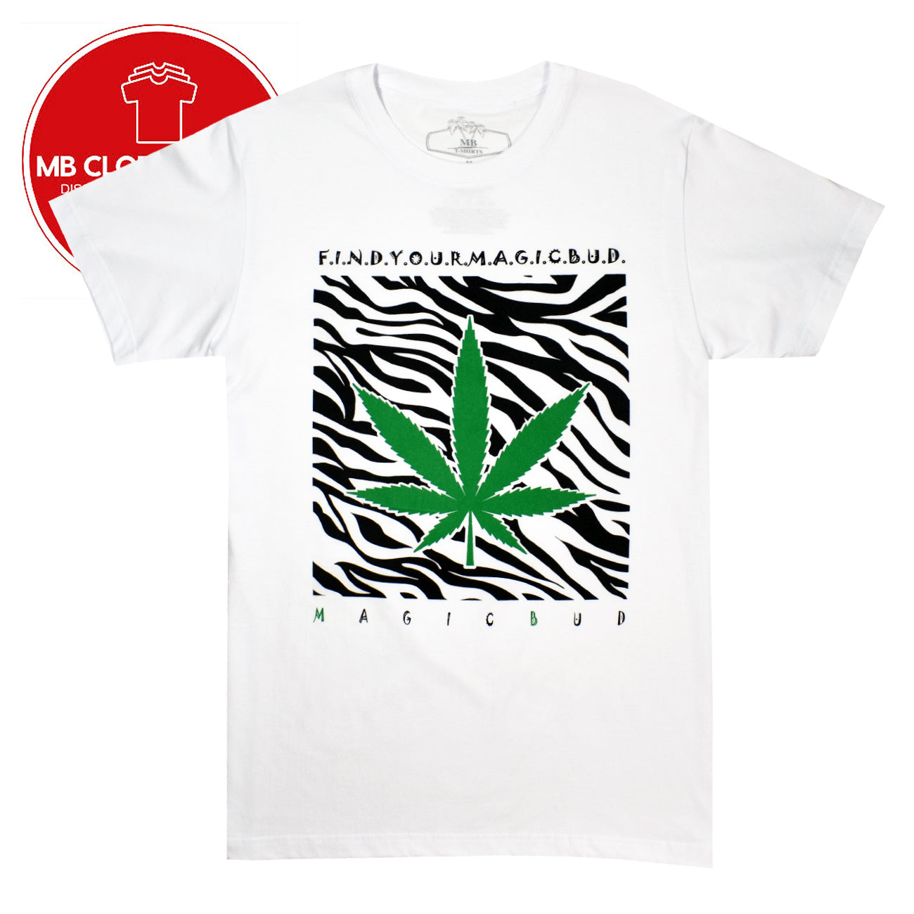 Men's T shirts Find Your Magic Bud Original MB T-Shirts 100% Cotton WEED
