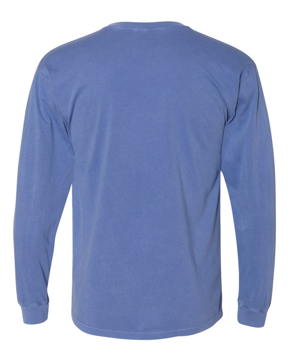 Peri Blue Men's Long Sleeve Inspired Dye by Next Level