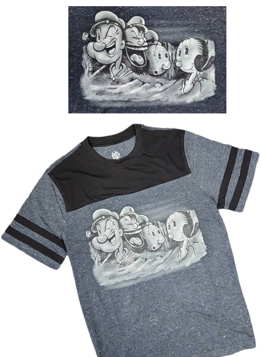 Men's t shirt - Popeye, Bruto ,Wimpy,Olive Oyl , The whole Gang -60"s