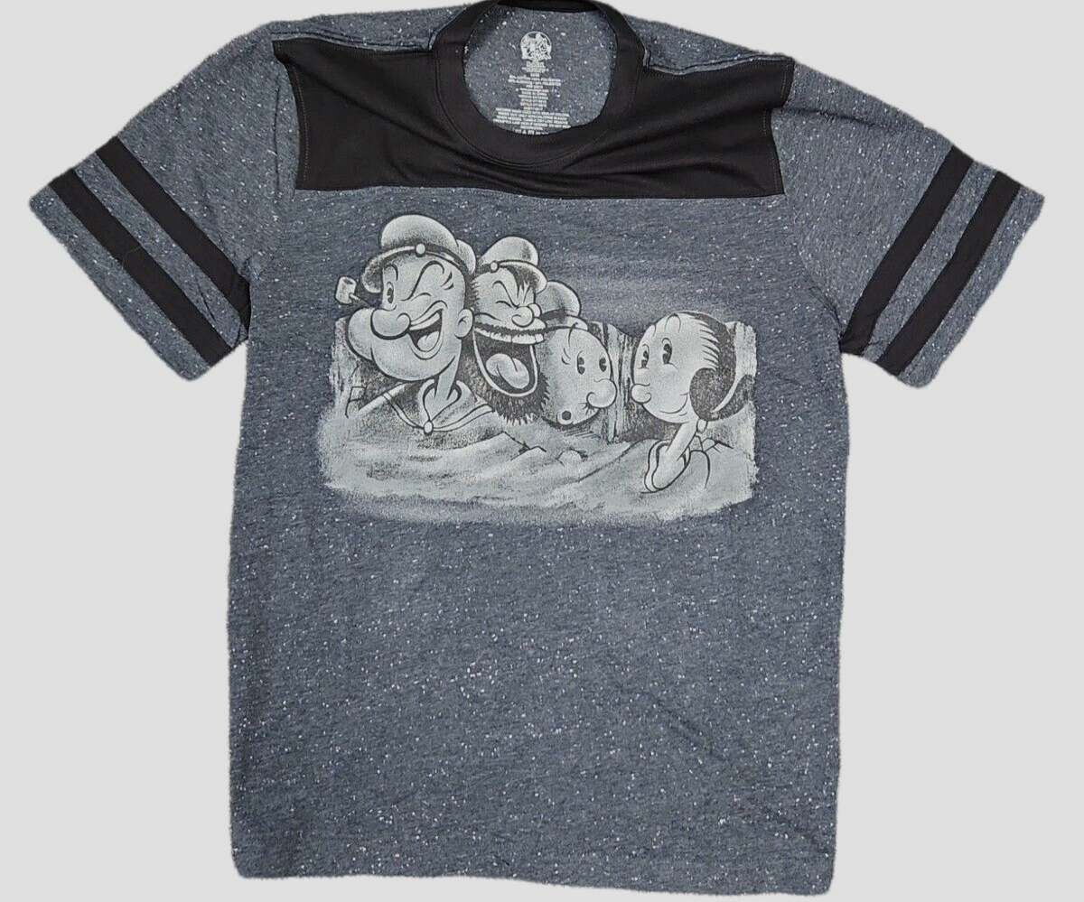 Men's t shirt - Popeye, Bruto ,Wimpy,Olive Oyl , The whole Gang -60"s