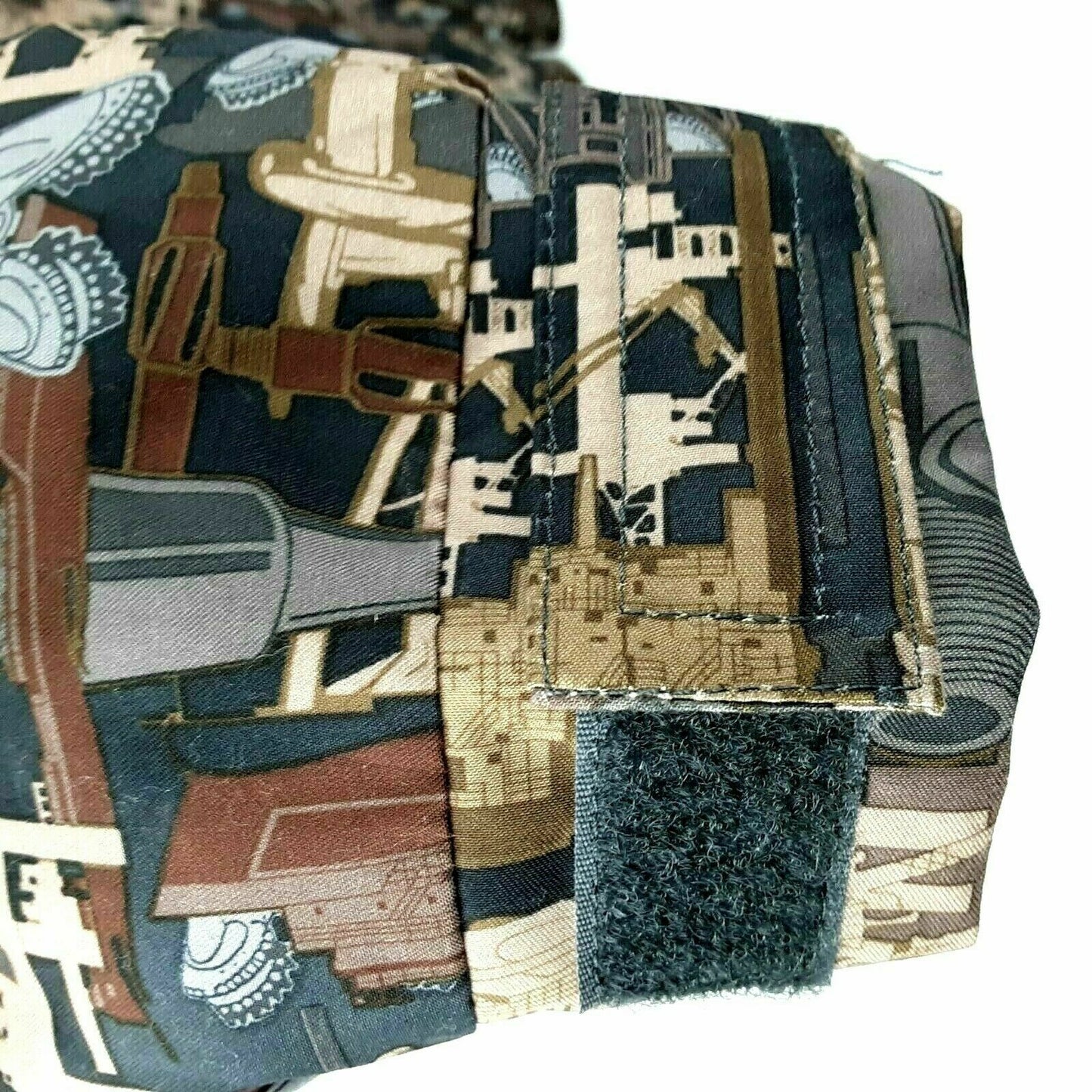 MENS JACKET COAT FLEECE Inside Pocket Full Zip Oil Field Camo Brown Tri-Mountain