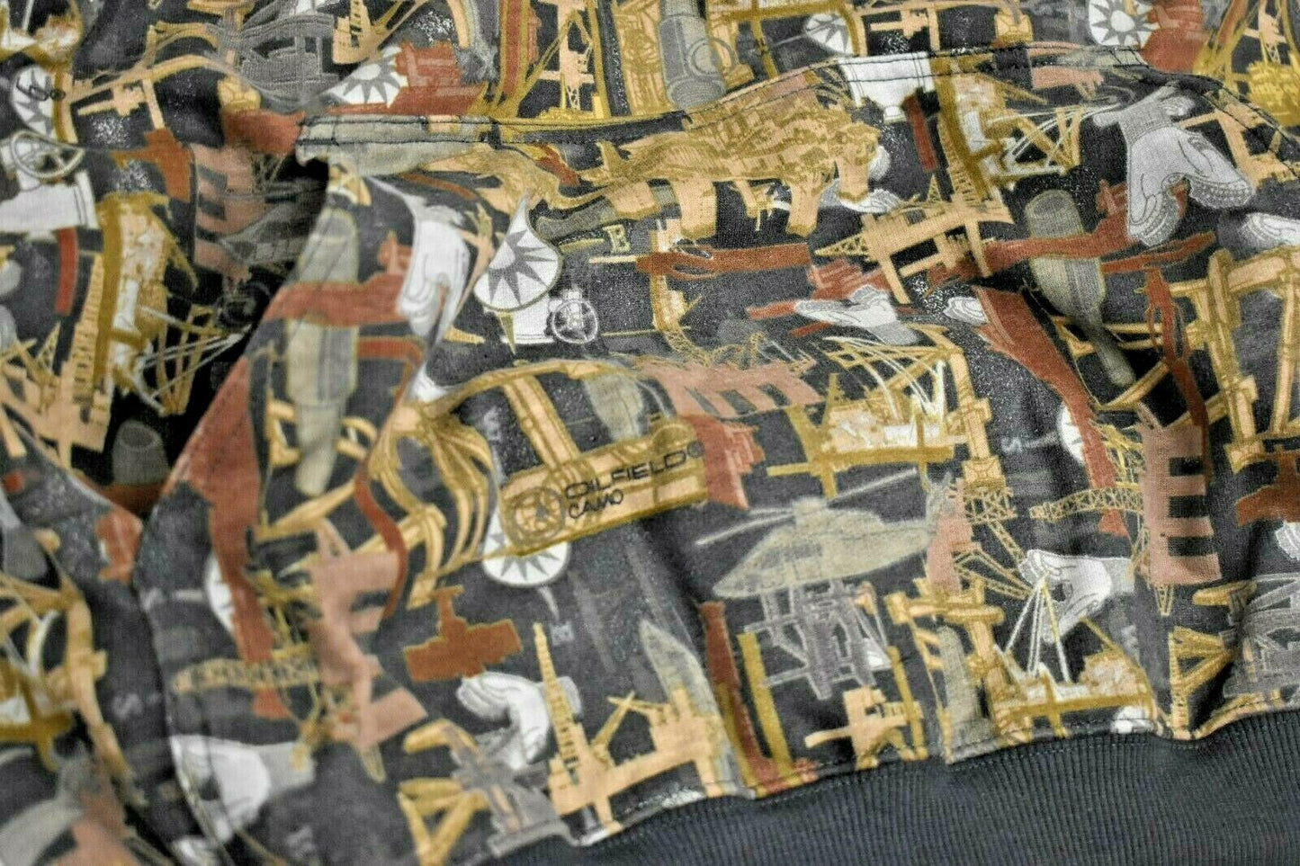 MENS JACKET SWEAT SHIRT Hoodie Pullover FLEECE -Oilfield Brown Camo Tri-Mountain