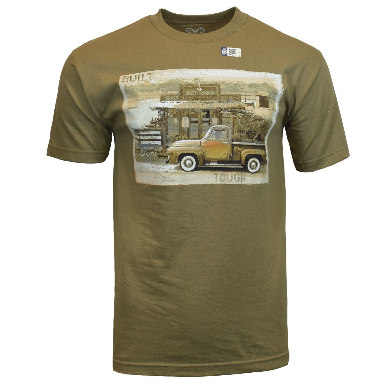 Realtree x Ford 1950s Classic Pickup Truck Built Tough T-Shirt