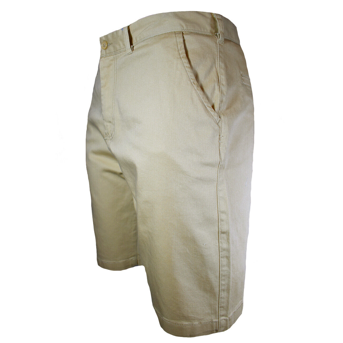 Blu Rock Flex Fit Shorts - Khaki 5 Pockets - Men's