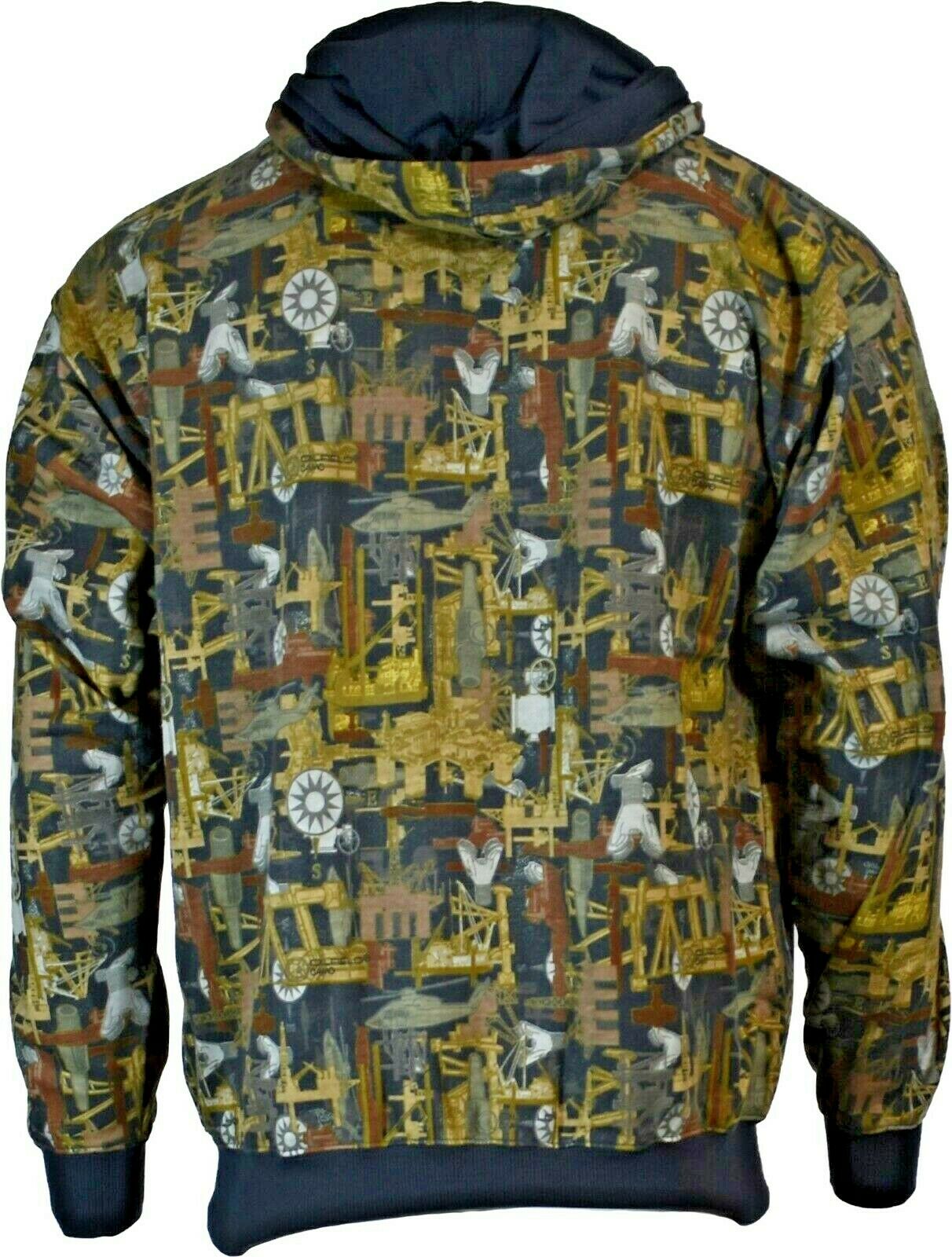 MENS JACKET SWEAT SHIRT Hoodie Pullover FLEECE -Oilfield Brown Camo Tri-Mountain