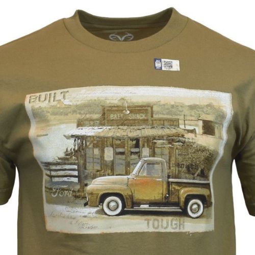 Realtree x Ford 1950s Classic Pickup Truck Built Tough T-Shirt