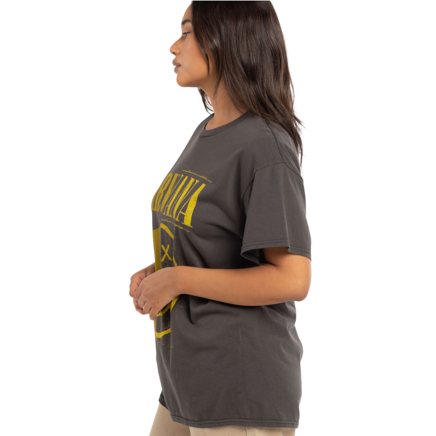Burnout Nirvana Half Smile Band T-Shirt - Mens/Unisex