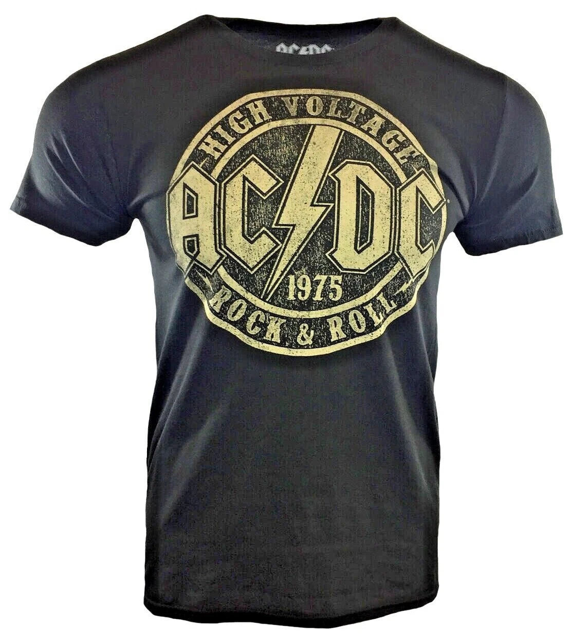 AC/DC Men's T Shirt Hard Rock Tour Band Metal Vintage Music