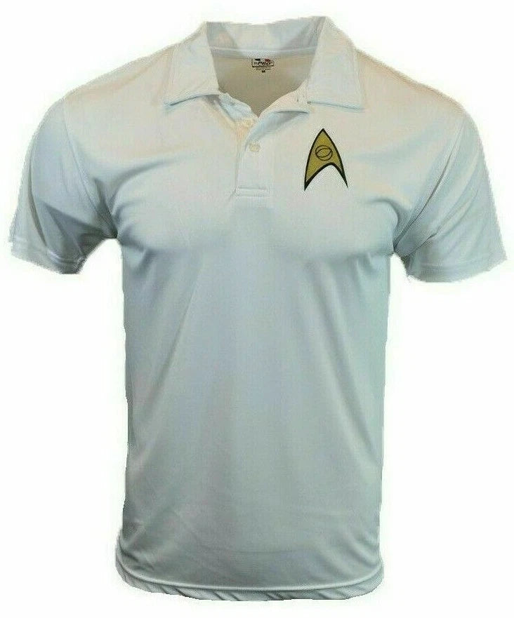 MEN'S POLO SHIRT ACTIVE WEAR STAR TRACK LOGO