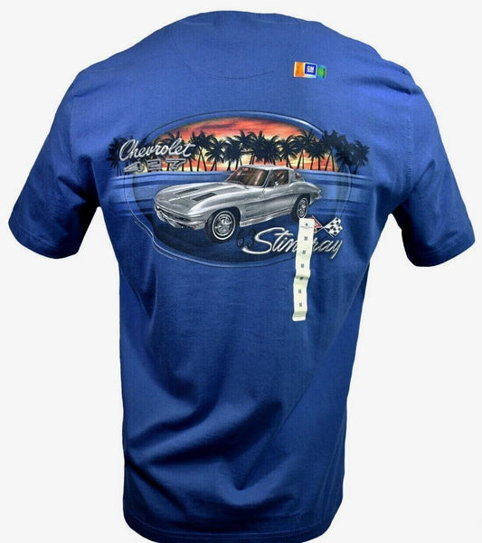 Men's T-shirt -Chevrolet 1963 Stingray-Racing 427-Island Shores-Classic Cars