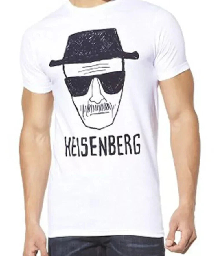 Breaking Bad Heisenberg Men's T Shirt-Licensed Unisex T-Shirt Size 2XL