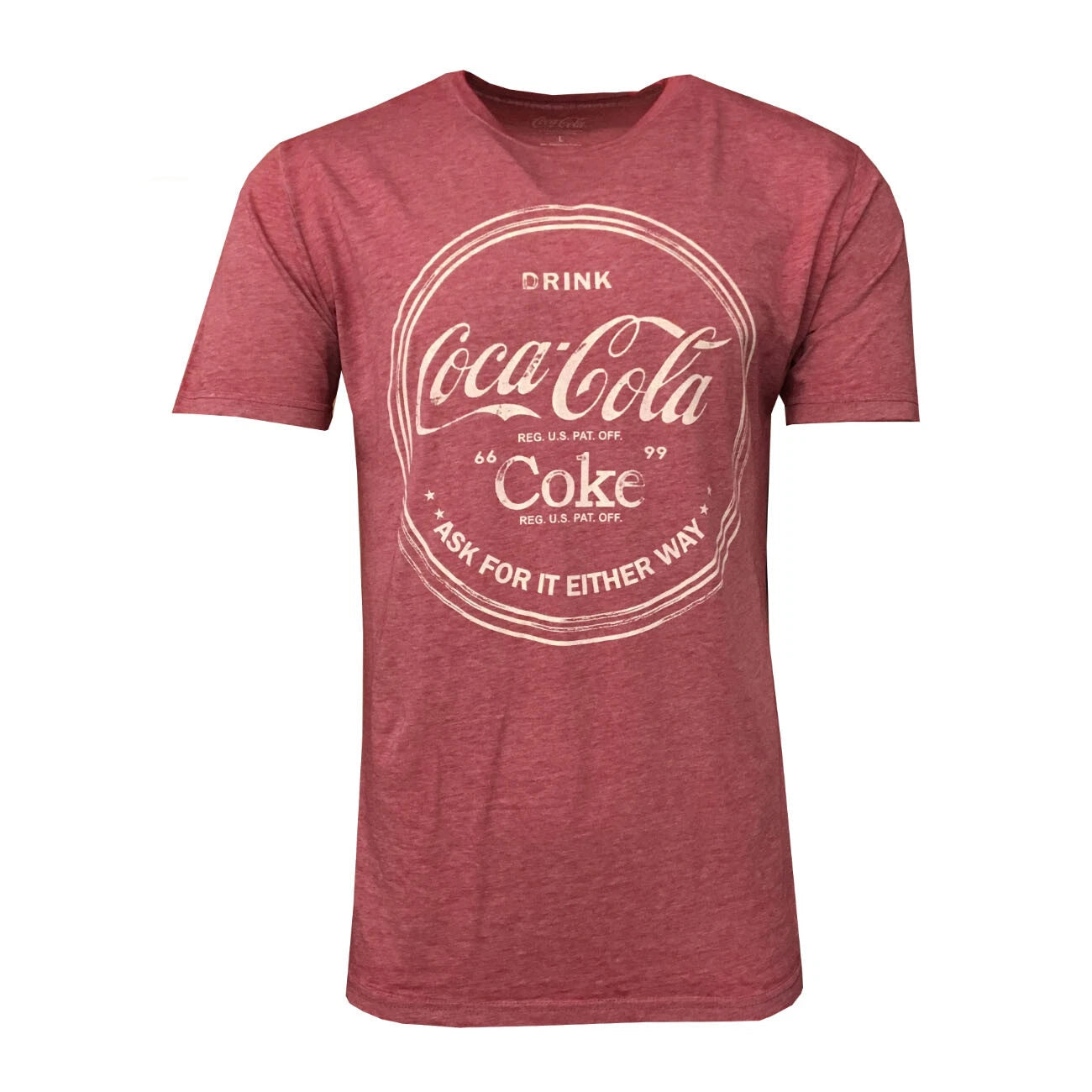 Coca-Cola T-shirt Coke Brand -Logo Tee Soft Fabric - Sizes L XL