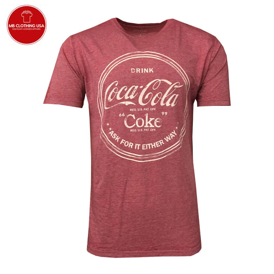 Coca-Cola T-shirt Coke Brand -Logo Tee Soft Fabric - Sizes L XL