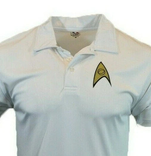 MEN'S POLO SHIRT ACTIVE WEAR STAR TRACK LOGO
