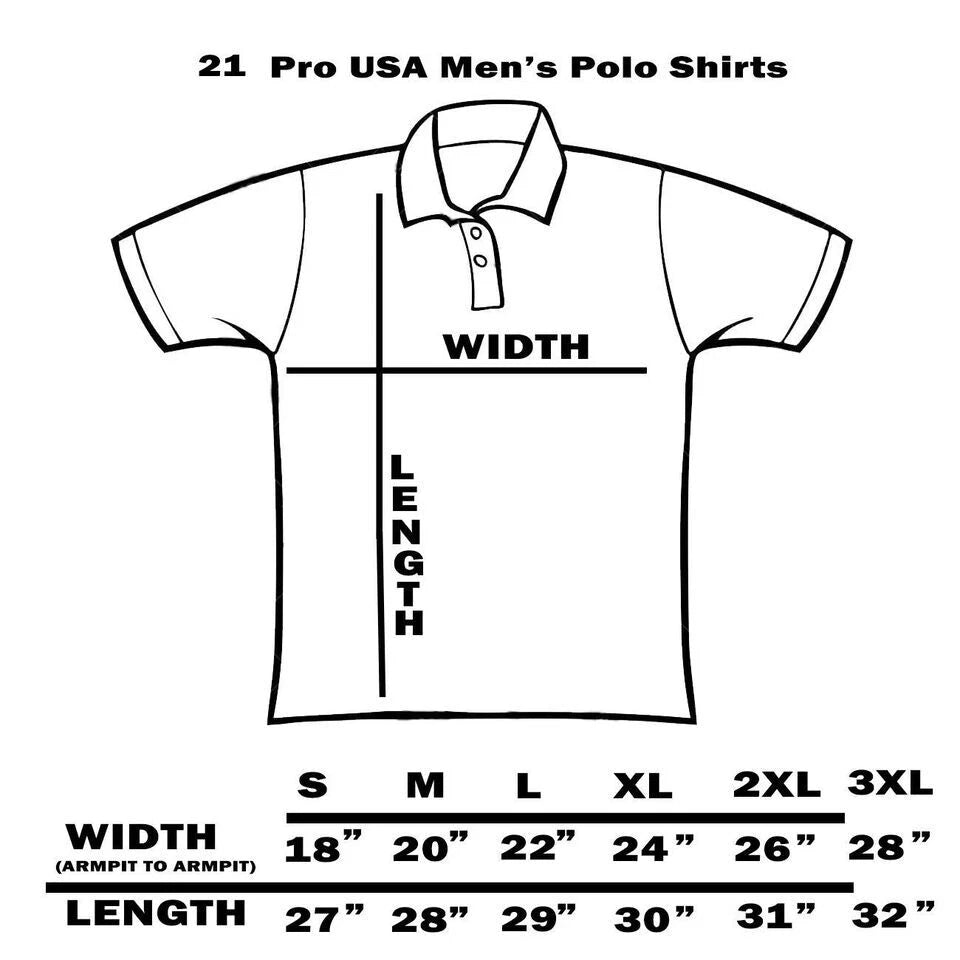 MEN'S POLO SHIRT ACTIVE WEAR STAR TRACK LOGO