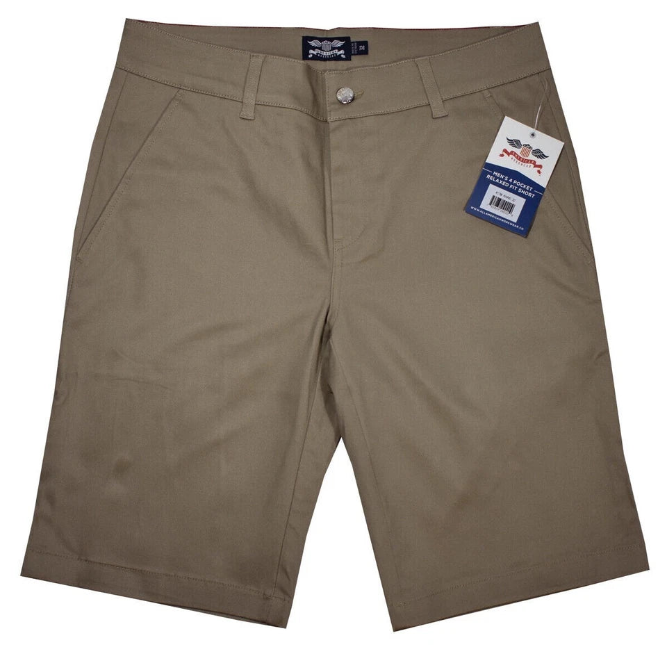 Pack Of 2 -Men's Shorts -Fitted %3 spandex American Workwear Outdoor