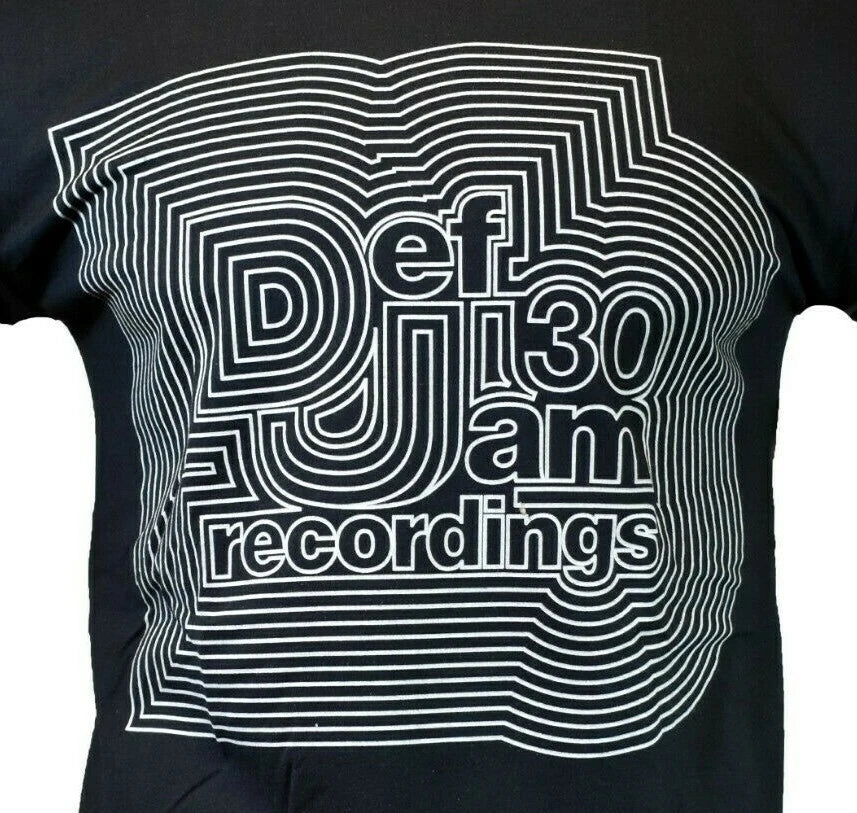 Men's T-Shirt -" DEF JAM RECORDINGS "- Hip Hop Rap R&B Records Music