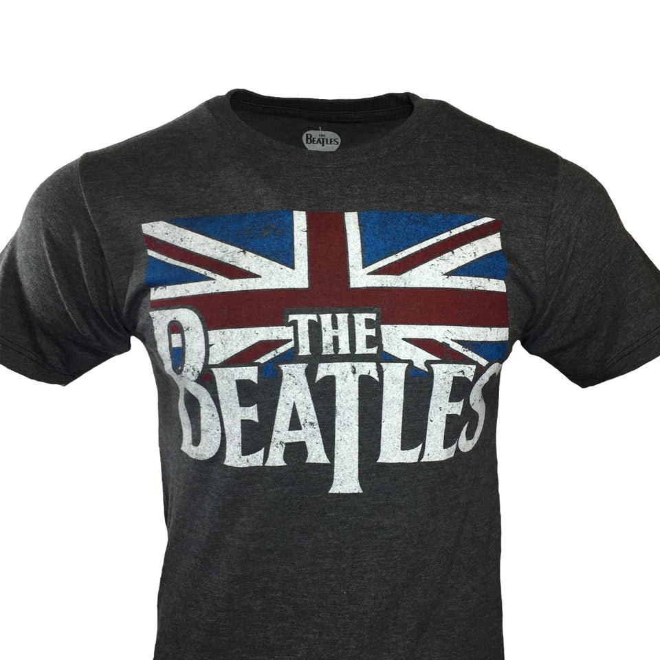 Men's Graphic T-Shirt The Beatles England Flag