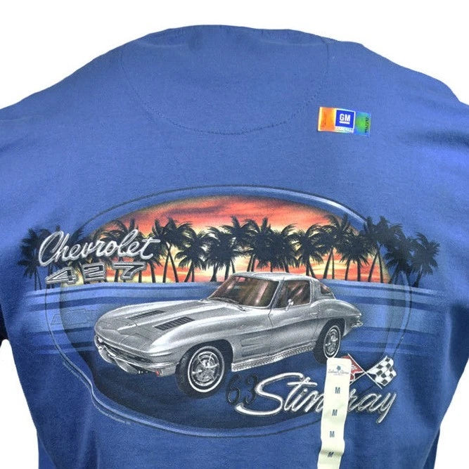 Men's T-shirt -Chevrolet 1963 Stingray-Racing 427-Island Shores-Classic Cars